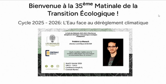 Quels modèles viables pour le système hallieutique face aux enjeux environnementaux et sociaux ? - FRÉDÉRIC LE MANACH / LES MATINALES DE LA TRANSITION ÉCOLOGIQUE 2026